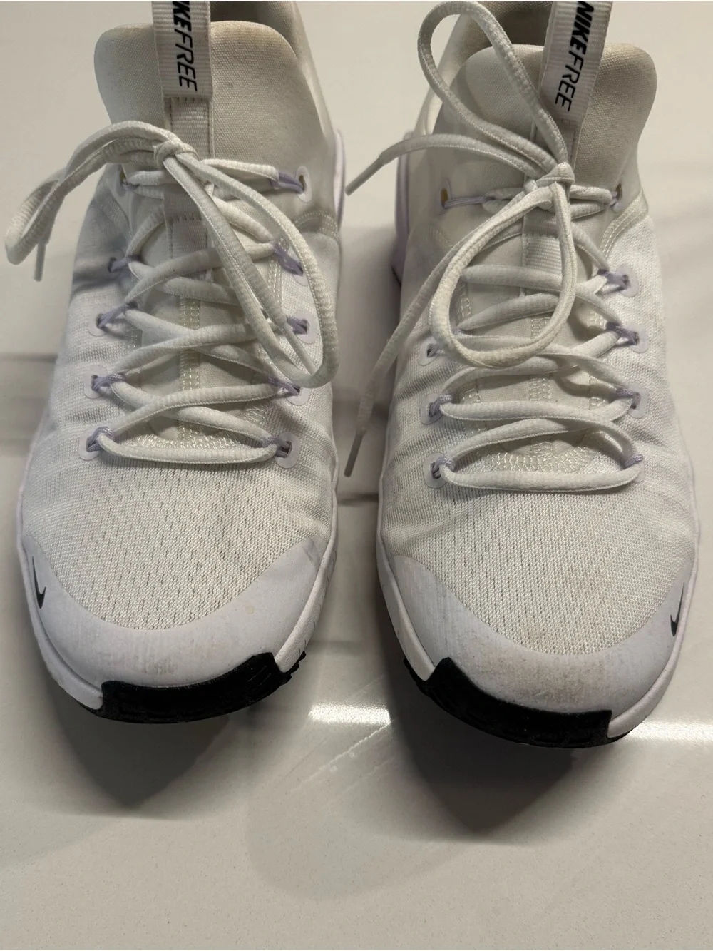 Nike Metcon 6 Men's Size 10 White Sneakers with Black Accents HM3754-100